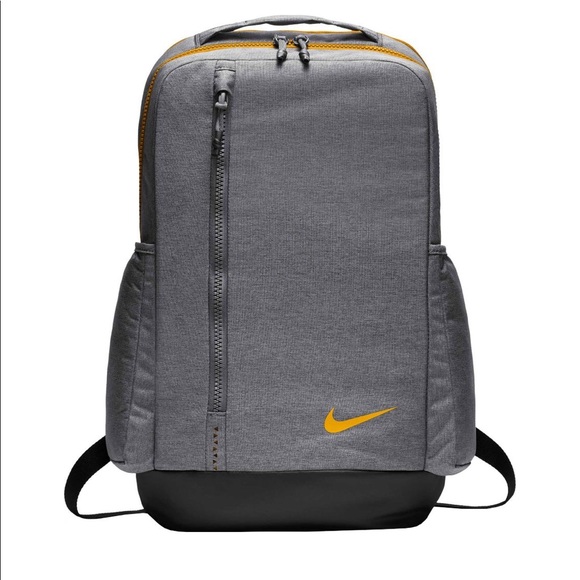 black and yellow nike backpack